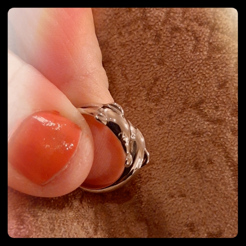 Double Dolphin Ring